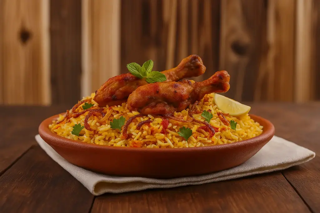 Barbeque Chicken Biryani