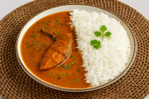 Fish Curry Steam Rice