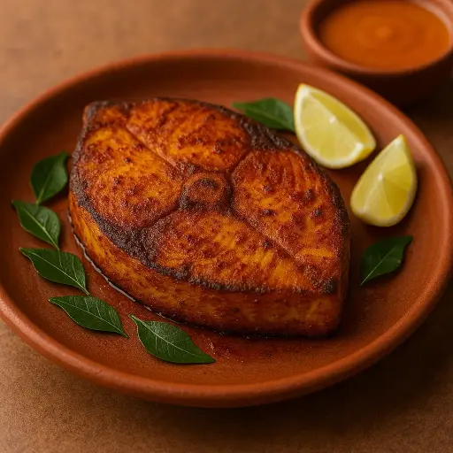 Pomfret Dam Slice Tawa Fry